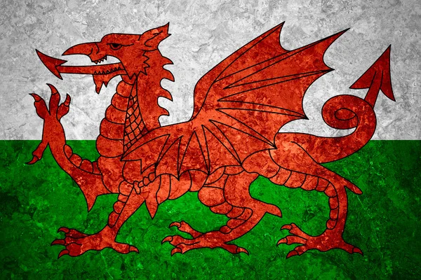 Vlag van wales — Stockfoto