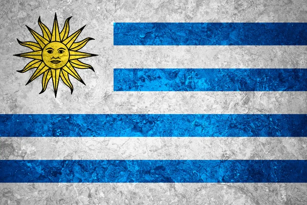 Flagga uruguay — Stockfoto