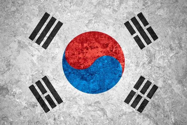 Bandera Korei Południowej — Zdjęcie stockowe