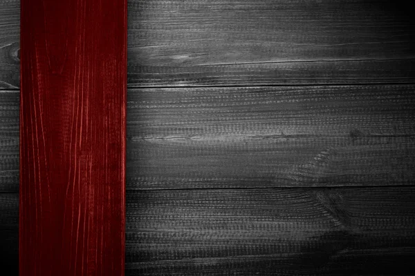 Schwarz und rot Holz Hintergrund — Stockfoto