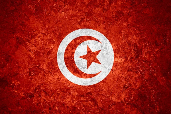 Flagga Tunisien — Stockfoto