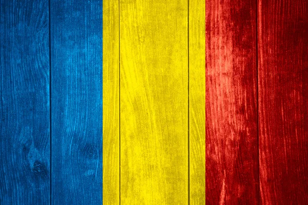 Bandera de Romania — Foto de Stock