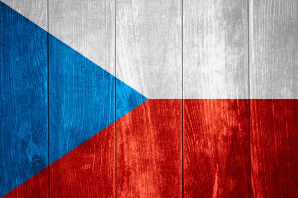 Bandeira de czech — Fotografia de Stock