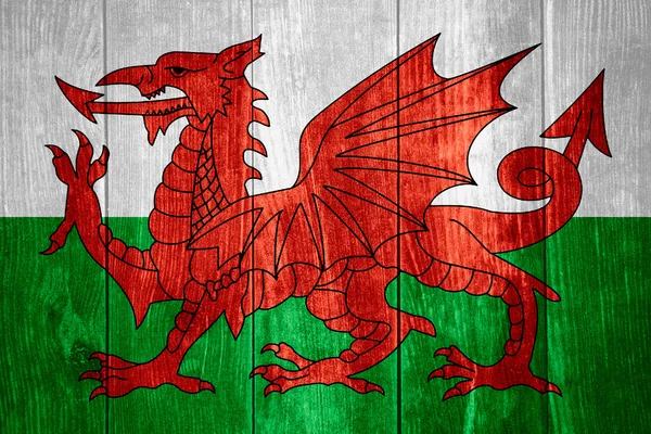 Vlag van wales — Stockfoto