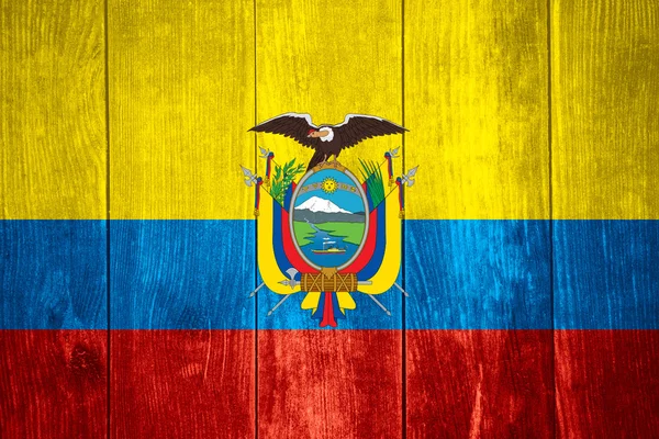 Прапор Еквадору — стокове фото