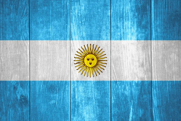 Argentinas flagg — Stockfoto