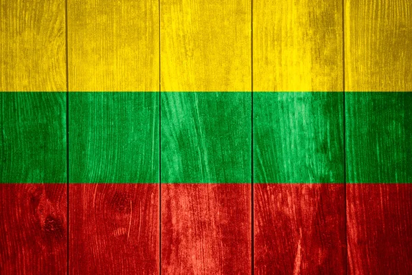 Bandeira de lithuania — Fotografia de Stock