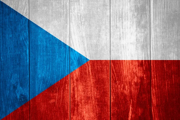 Флаг Чехии — стоковое фото