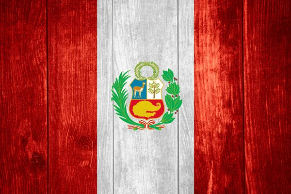 Bandera del Perú — Foto de Stock