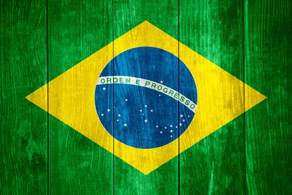 Vlag van Brazilië — Stockfoto