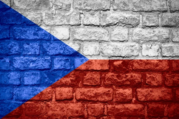 체흐 공화국의 깃발 — 스톡 사진