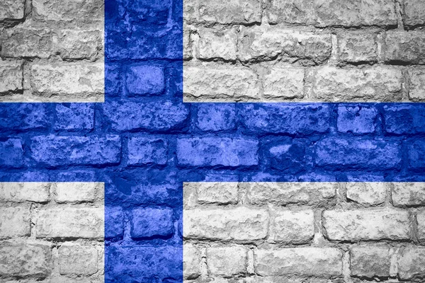 Flagga finland — Stockfoto