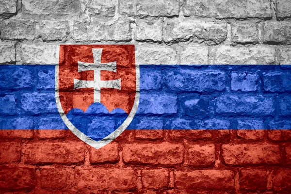 Flagga Slovakien — Stockfoto