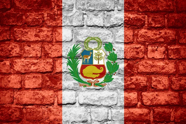 Bandera del Perú — Foto de Stock