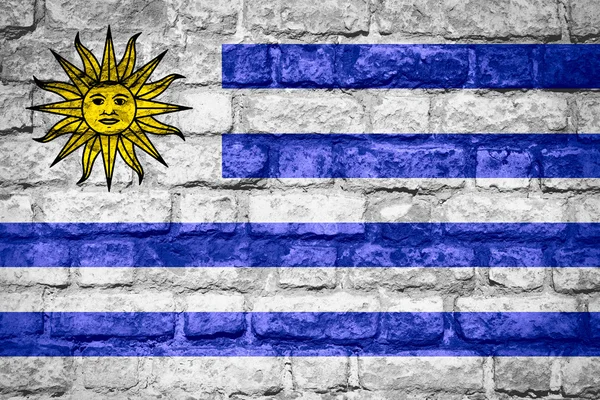 Bandeira do Uruguai — Fotografia de Stock