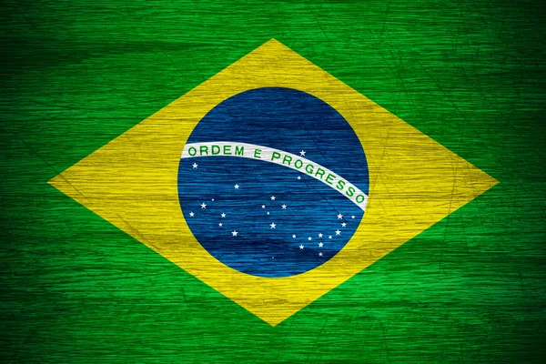 Brazil flag — Stock Photo, Image