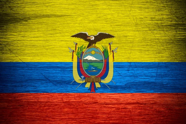 Vlag van Ecuador — Stockfoto