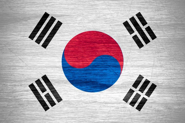 Sydkorea flagga — Stockfoto