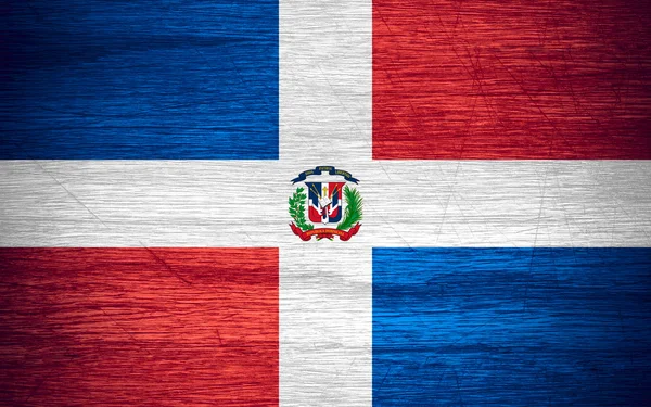Drapeau de République dominicaine — Photo