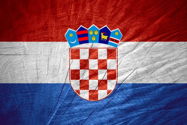 Bandera de Croacia — Foto de Stock