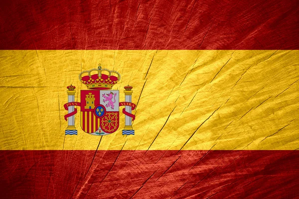Vlag van Spanje voeren — Stockfoto