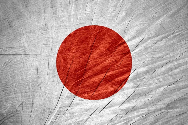 Flagge Japans — Stockfoto