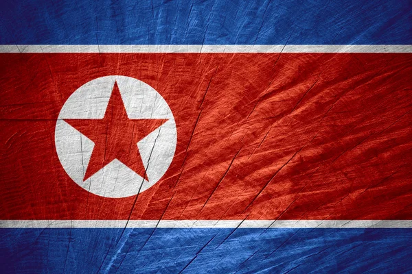 Flag of Norh Korea — Stock Photo, Image