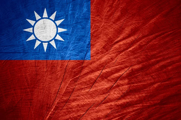 Flagge von Taiwan — Stockfoto