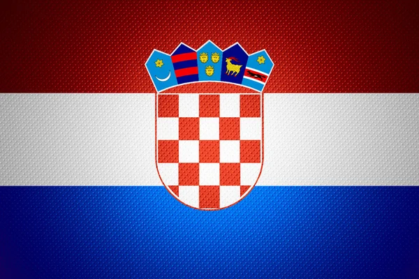 Flagga Kroatien — Stockfoto