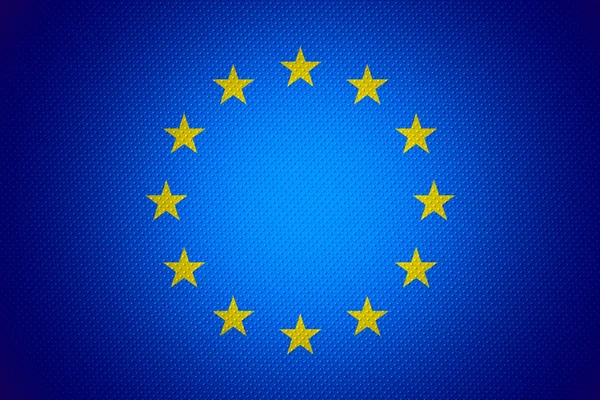 Vlag van de Europese Unie — Stockfoto