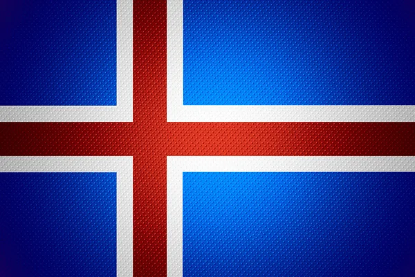 Vlag van IJsland — Stockfoto