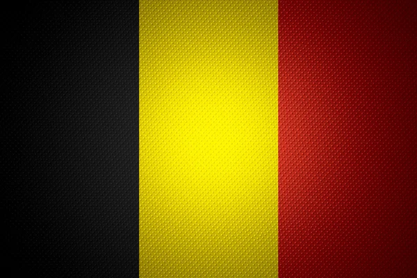 Under belgisk flagg — Stockfoto