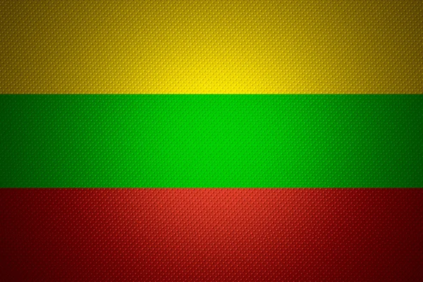 Flaga Litwy — Zdjęcie stockowe