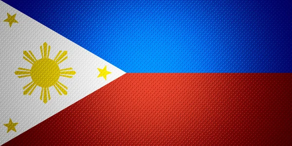 Flagge der Philippinen — Stockfoto