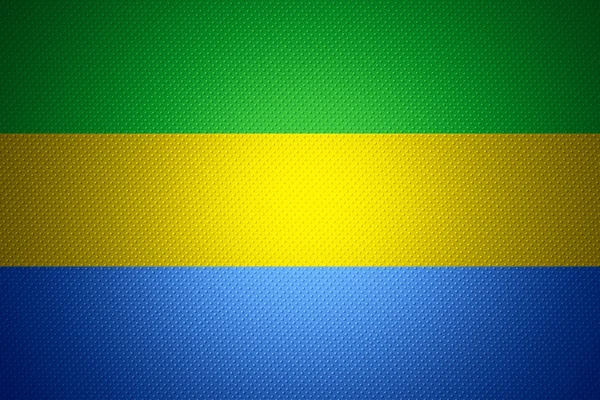 Flag of Gabon — Stock Photo, Image