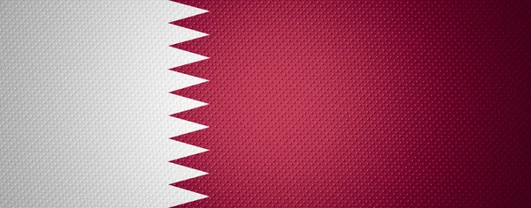 Bandiera del Qatar — Foto Stock