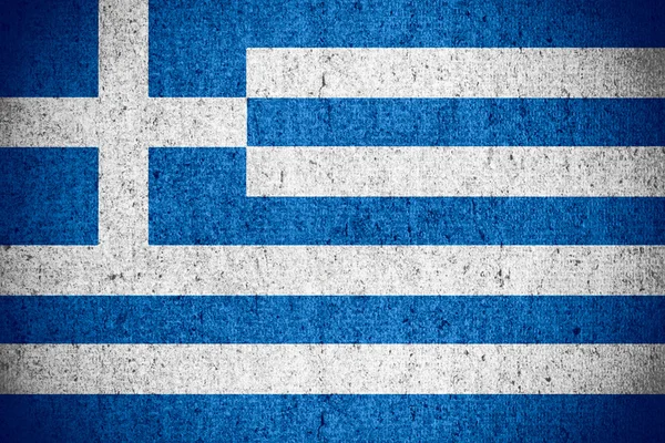 希腊国旗 — 图库照片