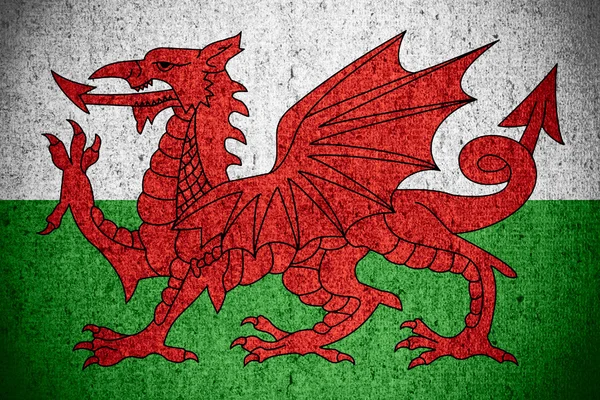 Vlag van wales — Stockfoto