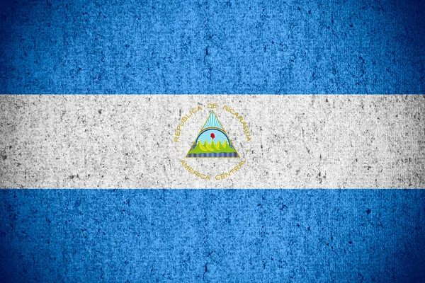 Flaga Nikaragui — Zdjęcie stockowe
