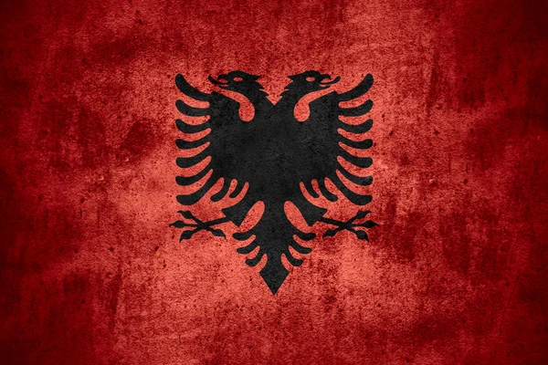 Bandiera dell'Albania — Foto Stock