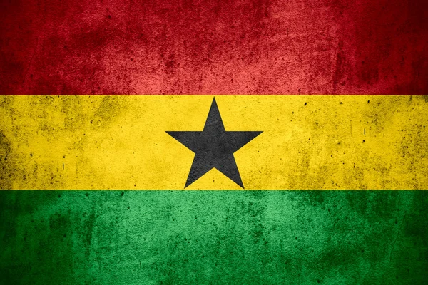 Ghána zászlaja — Stock Fotó
