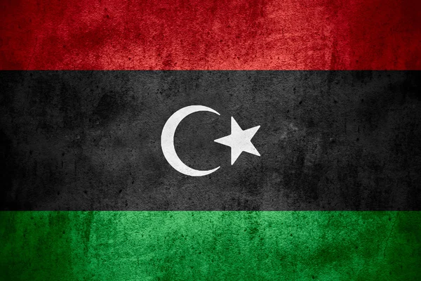 Libyas flagg – stockfoto