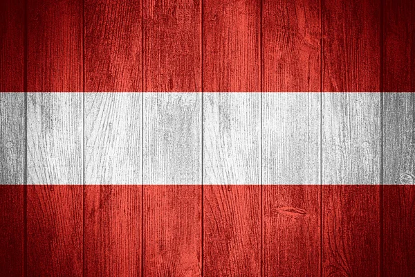 Vlajka Rakousko — Stock fotografie