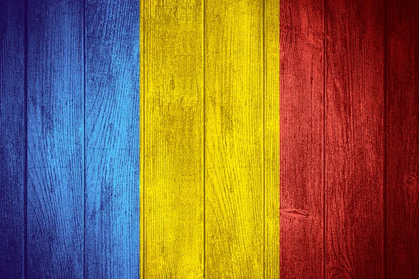 Rumanía bandera — Foto de Stock