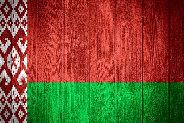 Flaga Białoruś — Zdjęcie stockowe