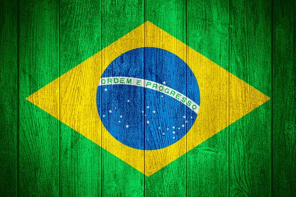 Brazil flag — Stock Photo, Image