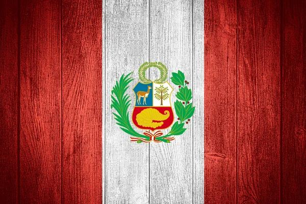 Peru flag — Stock Photo, Image