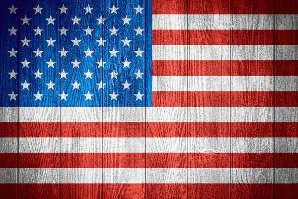 Amerikas Forenede Stater flag - Stock-foto