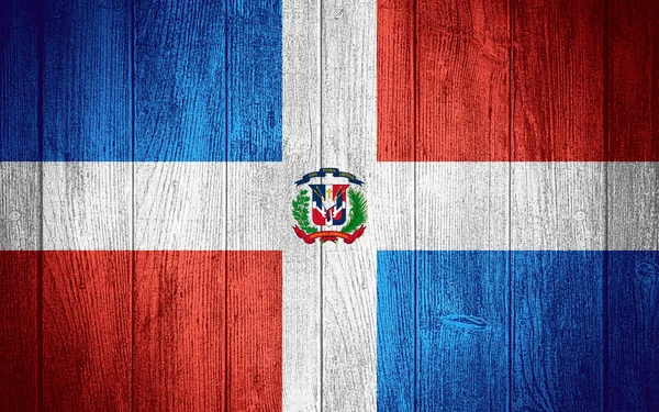 Dominican Republic flag — Stock Photo, Image