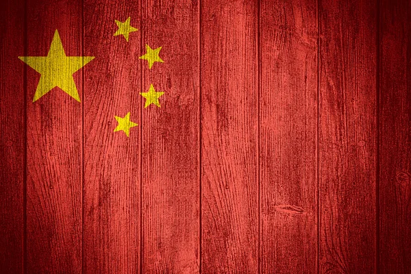 Bandera china — Foto de Stock